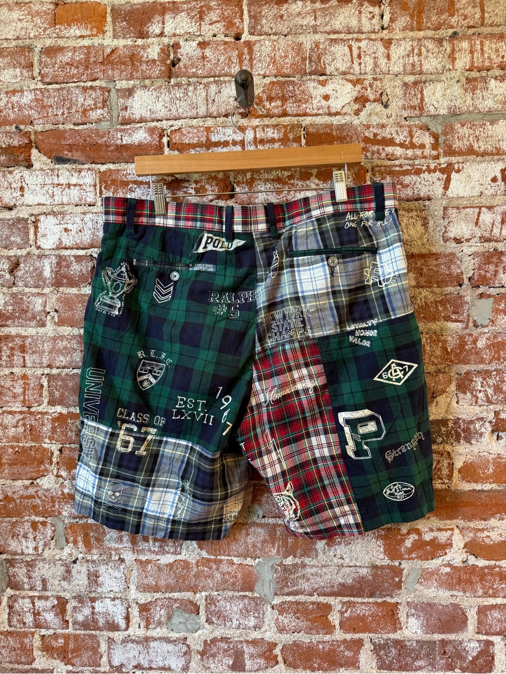 Polo Ralph Lauren Classic Fit Shorts University East Vs West 36 Multiple Colors - Picture 3 of 5
